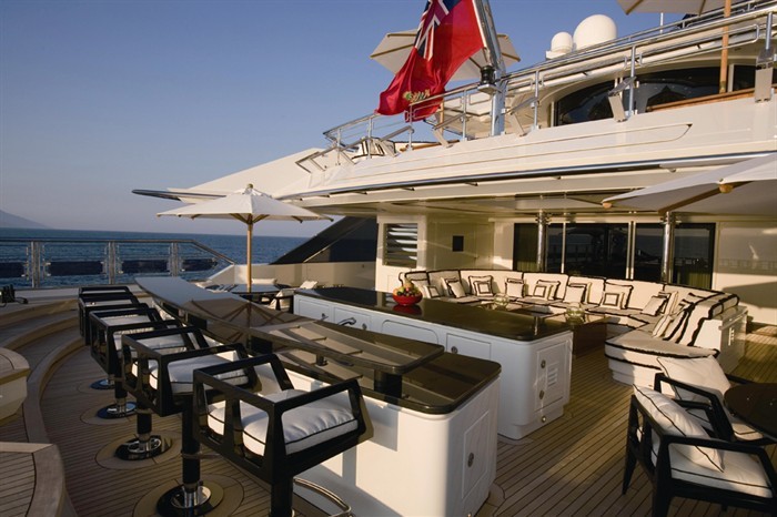 Alfa Nero — 82m Mega Yacht Experience — bedside view 7