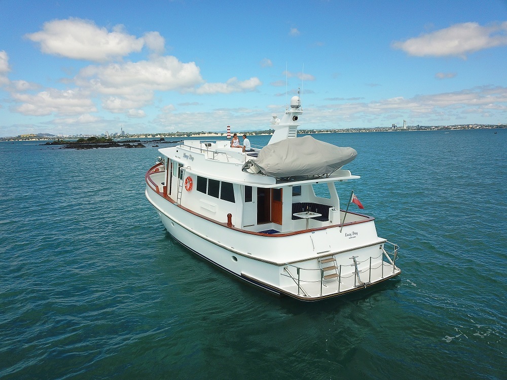 Lacy Day — Classic Charter Yacht — bedside view 6