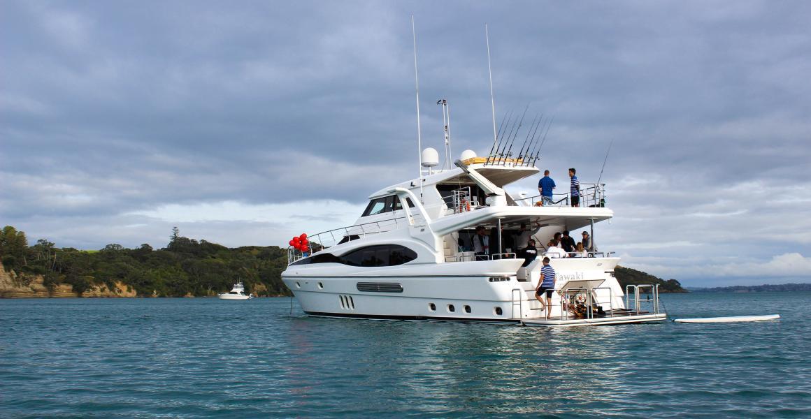 Tawaki — 82ft Luxury Yacht Charter — bedside view 8