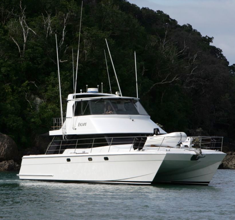 Escape — 55ft Luxury Charter Catamaran — bedside view 8