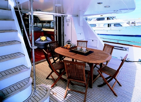Mission Hill — 72ft Luxury Motor Yacht — bedside view 8
